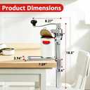 Commercial Can Opener Heavy Duty for #10 Cans,Stainless Steel Blade & Base, 18.5" Commercial Can Opener Heavy Duty