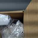UNISHADES no Drill Cordless Roman Shades for Windows, 32" W 64" H - 100% Blackout - Linen - Beige