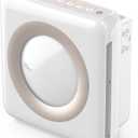Coway Airmega AP-1512HH(W) True HEPA Purifier with Air Quality Monitoring, Auto, Timer, Filter Indicator, and Eco Mode, 16.8 x 18.3 x 9.7, White