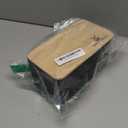 Bento Box Adult Lunch Box Set with Compartments – Stackable Dual-Layer Lunch Containers for Men & Women, Lightweight & Durable, Black Base & Wood Grain Lid, for Work, School, Travel, Meal & Prep