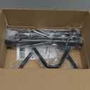 Bicycle Parking Rack, Adjustable Bike Stand, Bike Floor Stand, Wall-mounted Bike Rack, Suitable for All Bikes, Mountain Bicycles, Road Bicycles, Black