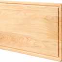 Vandroop Hard Maple Cutting Board for Kitchen 16X10 1.1 Thick, Wood Cutting Boards with Invisible Inner Handle and Juice Groove
