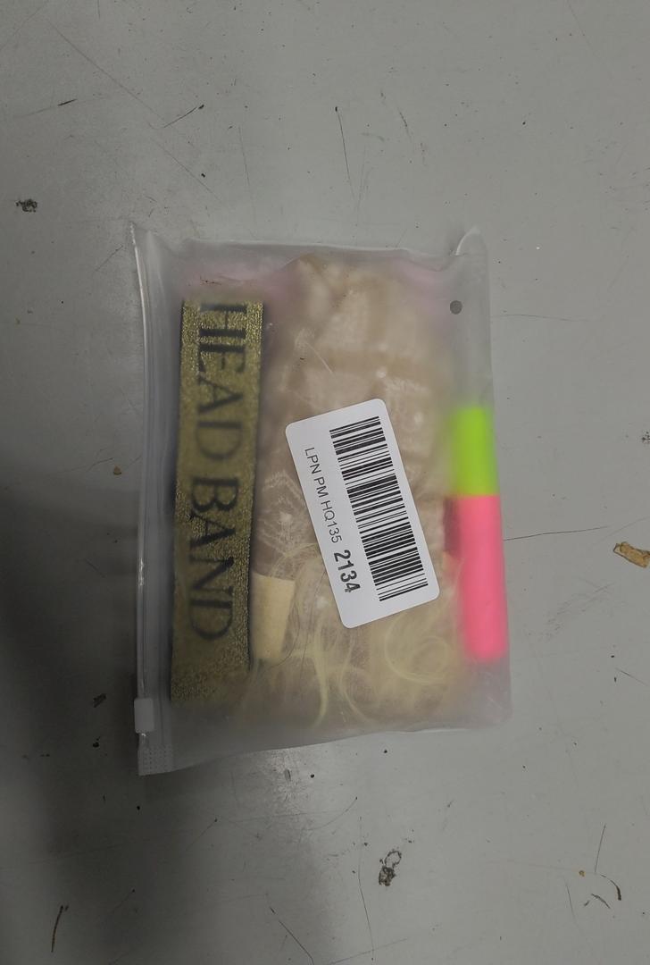 Wig cap, lace band, crochet hook