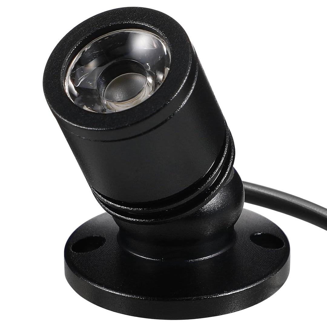 5V Small Spot Light Spotlight with USB Cable Showcase Spot Light USB Powered Led Spotlight 6000K Tiny Jewelry Light, Cool White Lighting Portable Fixture for Home Store Entryways Shelves, 1.5M Cable