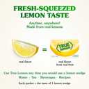 True Lemon 100ct (Pack of 1) - Water Enhancer - Bulk Dispenser - 0 Calorie Drink Mix Packets For Water - Sugar Free Lemon Flavoring Powder Packets (EXP 08/18/26)