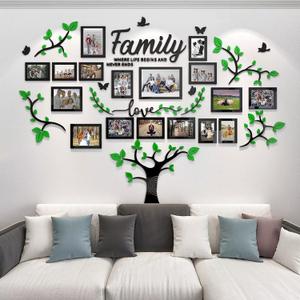 DIY Wall Decor Living Room Family Tree Wall Decor Sticker 3D Picture Frames Collage Wall Decor Living Room Wall Decor
