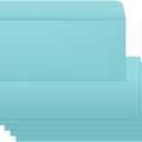 Business Envelops, 200-Pack #10 Blue Envelopes, Standard Square Flap, Gummed Seal, Perfect for Invitations, Office, Checks, Letter, Mailing, Crafts, Printable, Windowless, 4-1/8 x 9-1/2 Inches