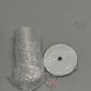 Universal Bathroom Tub Spout with Metal Tub Spout Cover Ring, 5 1/4 Inches Reach Wall Front Mount Faucet with Shower Diverter 1/2 IPS Inside Thread(Brushed Nickel)