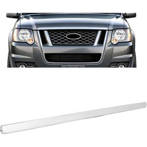 ALMULOO Upper Grill Hood Molding Compatible with 2006-2010 Ford Explorer