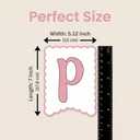 Happy Mothers Day Banner - Pre-assembled Mothers Day Decorations for Party, Mother's Day Best Mom Ever Flower Sign Bunting Garland for Home Fireplace Wall Office Photo Props Pink