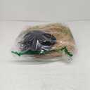 Geyoga Black Derby Hat Polarized Round Sunglasses Raffia Costume Hat Circle Sunglass Hawaiian Grass Mini Skirt Luau Skirt (29.9 Inch)