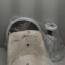 COLAMY Bar Stools Set of 1, Modern Swivel Bar Chairs, Adjustable Upholstered Barstools Counter Height with Square Open Back for Bar, Kitchen Island, Dining Room, Beige