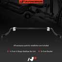 A-Premium [22.5mm] Front Suspension Stabilizer Bar Assembly Sway Bar Kit