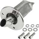 Caltric Exhaust Muffler Spark Arrester Outlet Compatible with Yamaha Grizzly 660 YFM660F 4X4 2002-2008