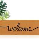 Honeydak Extra Large Mat Outdoor 60'' x 16'' Non Slip Long Doormat for Front Door Oversized Entrance Decorative Rug for Outdoor Inside Welcome Summer Outside Home Entry Supply(Welcome)