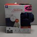 Sunbeam Royal Luxe Microplush Heated Electric Blanket Twin Size, 84" x 62", 12 Heat Settings, 12-Hour Selectable Auto Shut-Off, Fast Heating, Machine Washable, Warm and Cozy, Orion Blue