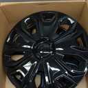 TangMiGe  Hubcaps Wheel Covers Compatible with Ford Transit 150/250 / 350, 2015 2016 2017 2018 2019 2020 2021 2022 2023 2024, 16 inch, 5 Y Spok, Standard Leg, Black Color,2Pcs