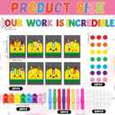 Resurhang 143 Pcs Crayon Theme Student Work Display Bulletin Board Set