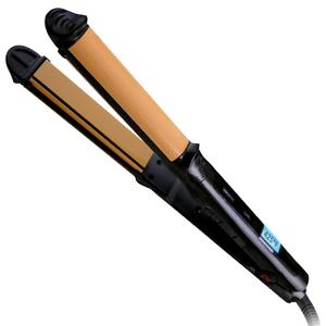 CHI Tourmaline Ceramic 3-in-1 Multi Styler, Curl & Wave Styling Iron For Shiny, Frizz-Free Hair, Auto Shut-Off, 0.75" Plates, 1" Barrel, Onyx Black