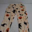 Drawstring Pajamas for Women Set 2 Piece Long Sleeve Pajama Sets Comfy Loungewear Pjs Trendy Cozy Sleepwear (X-Large, Halloween Witch Pumpkin)