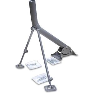 SatelliteSale Universal J Pipe Antenna Mast 2 Outdoor with Monopoles for Mounting Satellite Dish HDTV