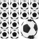 Kacctyen 12 Pcs Soccer Ball Drawstring Bags Soccer Goodie Bags Sports Drawstring Backpack for Sports Party Favors for Girls Boys