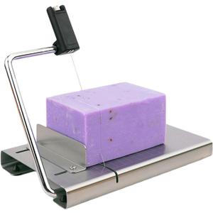 Hand-Made Soap Cutter - Stainless Steel Soap Cutters with Scale for Soap Making Loaf Slicer - DIY Craft Soap, Candle or Kitchen Butter Cheese