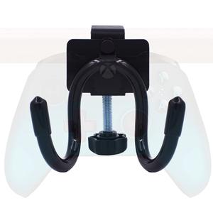 YYST Desk Mount Game Controller Holder Clamp On Hanger Holder Storage Rack Compatible with PS3/PS4/PS5/Xbox 360/Xbox One/S/X/Elite/Series S/Series X Controller, Pro Controller (1)