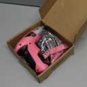 Hi-Spec Small Electric Screwdriver, Mini Drill Set, Rechargeable 3.6V Cordless Screwdriver with 26 Driver Bits, Power Tool for Small Projects & Home Use, Pink