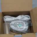 BEAUTURAL Mini Travel Steam Iron for Clothes with Dual Voltage, Temperature Control, Non-Stick Soleplate and Cord Storage, Ideal for Sewing, Quilting and Handcraft (White)