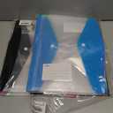 2 x Plastic Envelopes Binder Pockets for 2/3/4 Ring Document Pouch - Organize with Ease, Clear, 8.5" x 11" Expandable (Pack of 12)