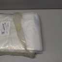 8x20ft Clear Tarp with Grommets, Upgraded Edge Heat Fused Tear Resistant Clear Heavy Duty Tarps, Clear Vinyl Tarps for Patio Fencing, Rain, Wind, Cold, Chicken Coops,and MoreWindproof Rope+Zip Tie