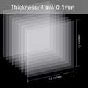 50 Pieces 4 mil Blank Stencil Material Mylar Template Sheets for Stencils, 12 x 12 inches