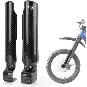 Front Fork Cover for Sur Ron, PSLER Carbon Fiber Pattern Front Fork Guards Shock Protection for Sur-Ron Light Bee X/S/LBX Segway X260 X160 Electric Dirt Bike