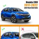 KINGGERI 300lbs All Aluminum Roof Rack Cross Bars Compatible with Honda CRV 2017-2022 CR-V (Not for 2023-2026)，Lockable Heavy Duty Crossbars Rooftop Cargo Basket Luggage Kayak Snowboard Bike
