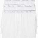 Calvin Klein Men's Cotton Classics 3-Pack Knit Boxer (Medium, 3 White)