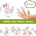 2 x Mini Ducks Tiny Ducks Small Lucky Little in 15 Colors for Pranks Dollhouse Garden Ornaments Party Favors