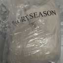 Waffle Weave Textured Throw Pillow Covers Set of 2 with Washed Cotton Retro Ruffle Flounces Trim Solid Decorative Pillow Cases for Home Livingroom and Bedroom Decor 18x18 Inch (Beige, 18x18 in)