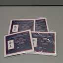 Mahjong Cards 2026, 4 PCS Mah Jongg Card Large Print, Easy to Read Rule Cards for Mah Jongg, Perfect Mahjong Accessories and Gifts for Mahjong Beginners (Blue)