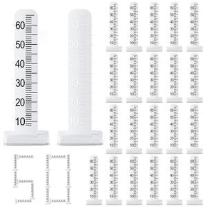 CroBlissful 50 Pcs Self Leveling Pins 2.36 Inches (60 Mm) Level Stick Pegs for Tile Stone Ceramic and Floor Concrete Tools