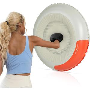 PKKO Boxing Punching Wall Target Bag Adjustable Height, Silent, Anti-Slip Home Use (Adult & Kids Universal) Stress Relief Training Equipment Workout Equipment Boxing Game Home Gym (white)