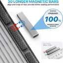 Heavy Duty Door Screen Magnetic Closure, LOVIGA Thickened Fiberglass Screen Door Mesh, Self Sealing, Tear Resistant, Easy Assemble, Fine Mesh Keep Bugs Out Fit Door Size 72 Inch X 80 Inch