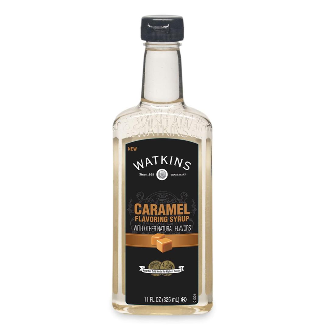 Watkins Caramel Syrup, 11 fl oz (Pack of 12)