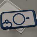 Miracase for iPhone 17 Case 6.3'', Full-Body Military Grade Drop Protection Outdoor Phone case with Built-in Glass Screen &Camera Control,Easy Installation,No Gap,Compatible with MagSafe,Blue