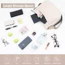 Vegan Leather Crossbody Bags for Women, Medium Cross Body Purse with Wide Adjustable Strap LightWeight (White)