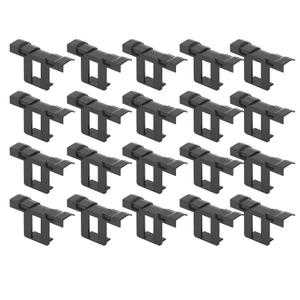 20PCS Solar Panel Drain Clip 30mm, Excellent ABS Material, Exquisite Craftsmanship, Easy to Install, Compact and Portable, for PV Modules Cleaning, Photovoltaic Panel Drainage
