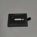 SPOTMINDERS Apple MFi Certified Wallet Tracker PRO for Travel Credit Card Design Works with Apple Find My IP68 Waterproof Rechargeable Tracking Card for Wallet Luggage Passport 0.07in Slim Item Finder (Black PRO (Pack of 1))