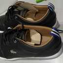 Lacoste Men's Bayliss Sneaker, Black/White, 9.5