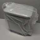 12L/3.1 Gal Slim Step Garbage Can,Narrow Rectangle Garbage Container Bin,Small Bathroom Trash Can with Lid Soft CloseFoot Pedal Garbage Can for Bathroom,Bedroom,Office (12l-Gery)