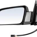 ECCPP Driver Side Mirror Fit for 1992-1994 For Chevy Blazer 1988-1999 For Chevy Pickup Truck 1992-1999 For Chevy Suburban 1995-1999 For Chevy Tahoe Manual Fold Non-Heated Power Adjustment